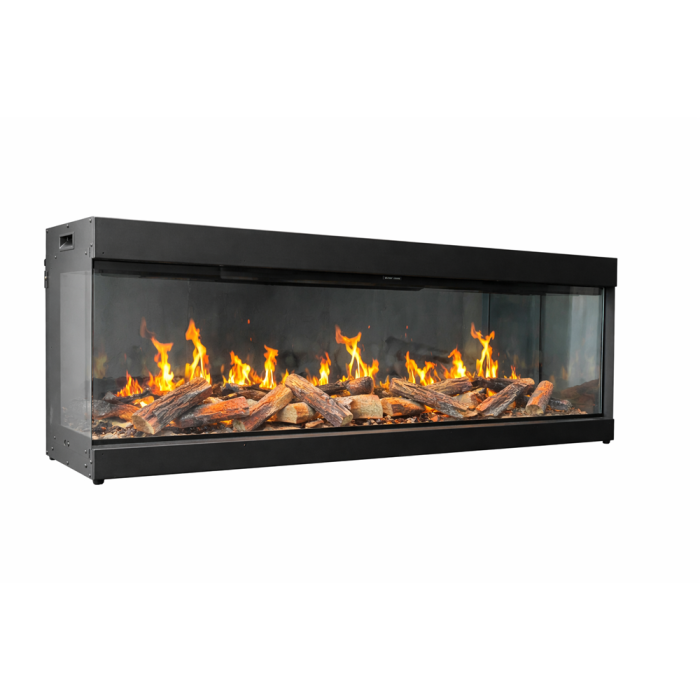 1,2 en 3 zijdige elektrische haard 60 Inch 153 cm