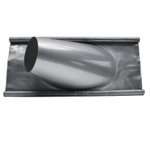 Rookkanaal 125 Dw. Dakplaat Hellend lood 45-60 Gr