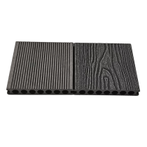 Composiet Vlonderplank Licht Grijs 2,3 x 14,8 Cm Houtnerf / Ribbel Kleurstaal