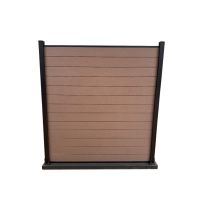 Modulair Schutting Composiet Coffee 180x180 cm (zonder palen)