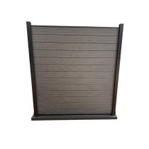 Modulair Schutting Composiet Donker Grijs 180x180 cm (zonder palen)