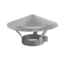 250 mm Gegalvaniseerde Regenkap