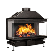 Showrroommodel Inbouw Houtkachel Crystal 60 Open Side van €1499,- voor € 899,-