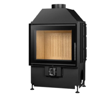 Showroommodel Inbouw Houtkachel Flat 50 Open Side van €1349,- voor €899,-