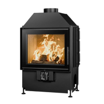 Showroommodel Inbouw Houtkachel Flat 50 Open Side van €1349,- voor €899,-