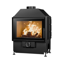 Showroommodel Inbouw Houtkachel Flat 70 Open Side van €1599,- voor € 999,-