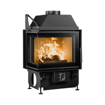 Inbouw Houtkachel Quattro 50 L Links Open Side