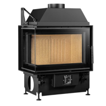 Inbouw Houtkachel Quattro 60 L Links Open Side