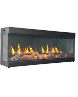 1,2 en 3 zijdige elektrische haard 50 Inch 127 cm