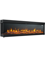 1,2 en 3 zijdige elektrische haard 72 Inch 183 cm