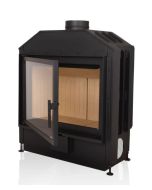 Showroommodel Inbouw Houtkachel Flat 60 Open Side van €1399,- voor €950,-