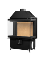 Showrroommodel Inbouw Houtkachel Crystal 60 Open Side van €1499,- voor € 899,-