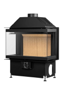 Showroommodel Inbouw Houtkachel Crystal 70 Open Side van €1599,- voor € 1050,-