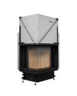 Inbouw Houtkachel Quattro 50 Links Glas Premium Edition