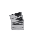 Rookkanaal 150 Ew. Segmentbocht 15 Gr.
